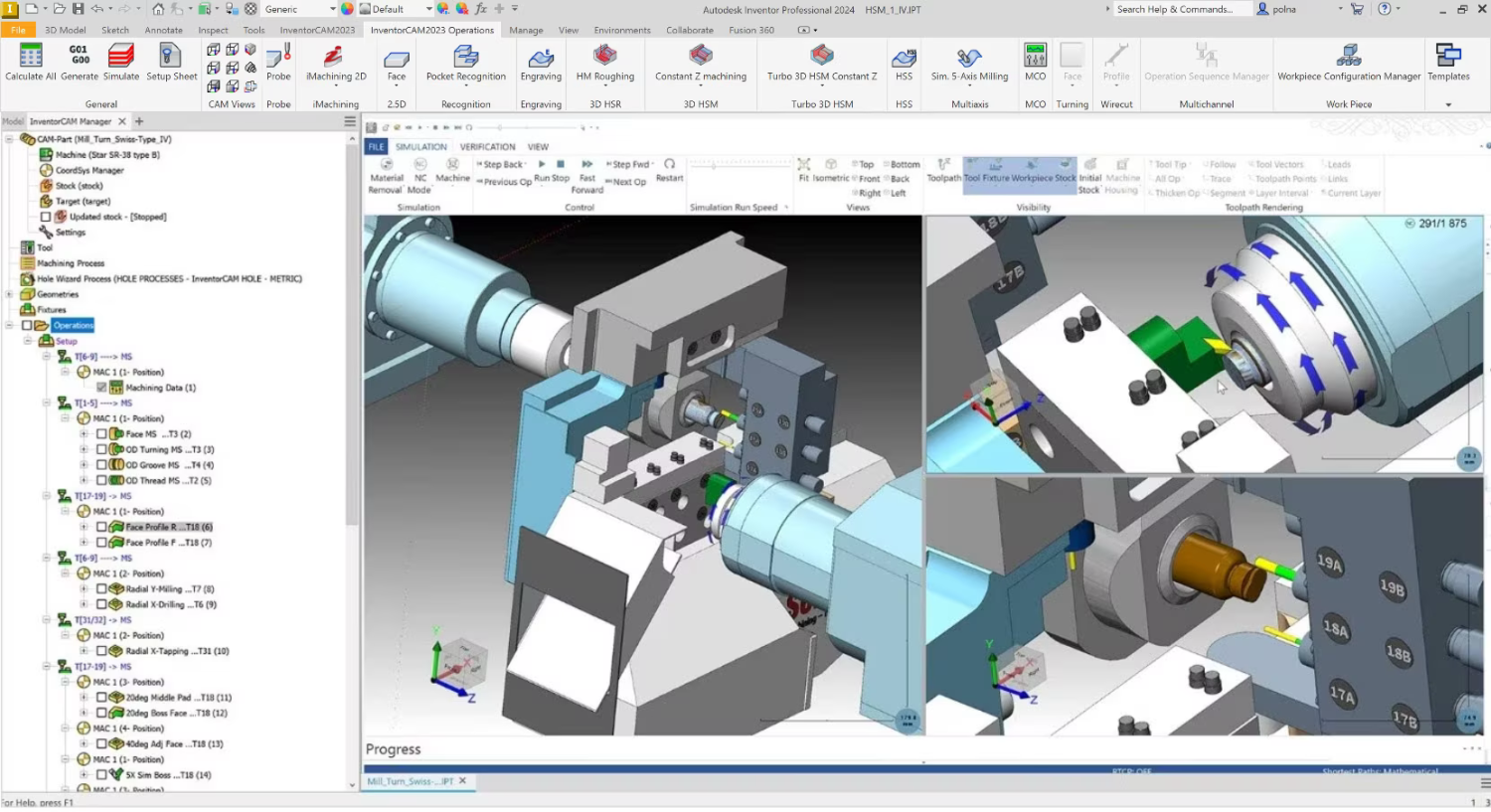 InventorCAM Download com iMachining para fresamento e usinagem CNC