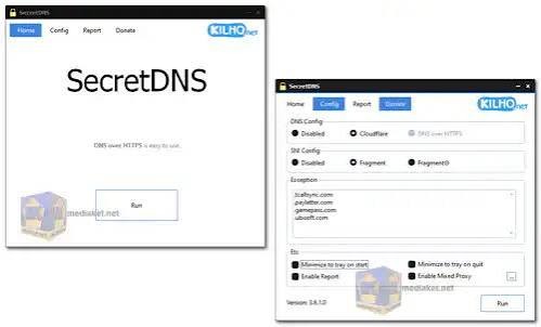 Como configurar o SecretDNS com fragmentação SNI