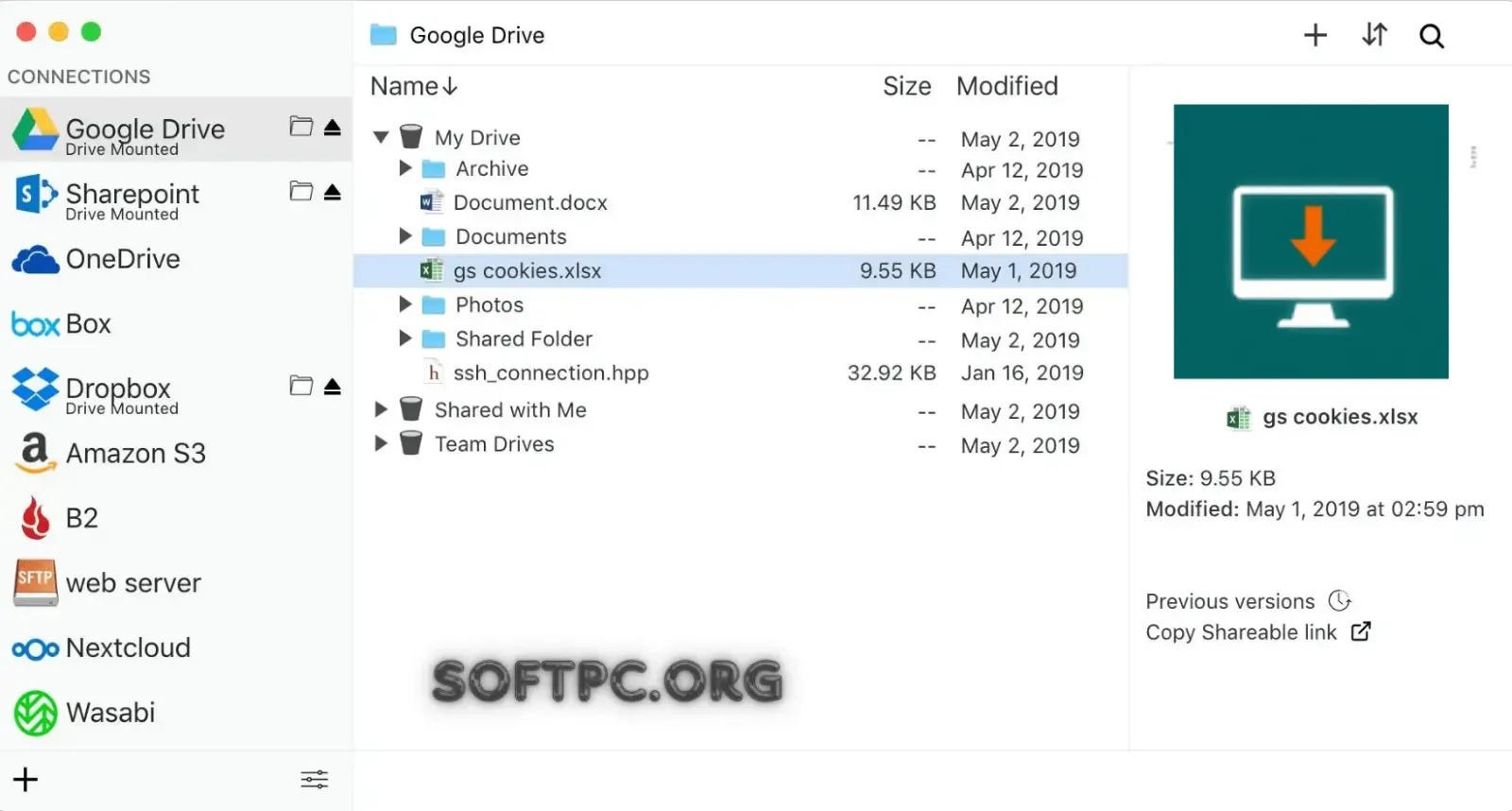 ExpanDrive Portable Download grátis para Windows