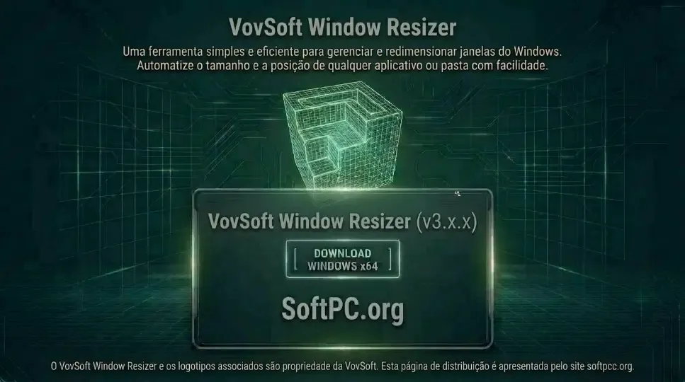 Vovsoft Window Resizer Download grátis para Windows 11