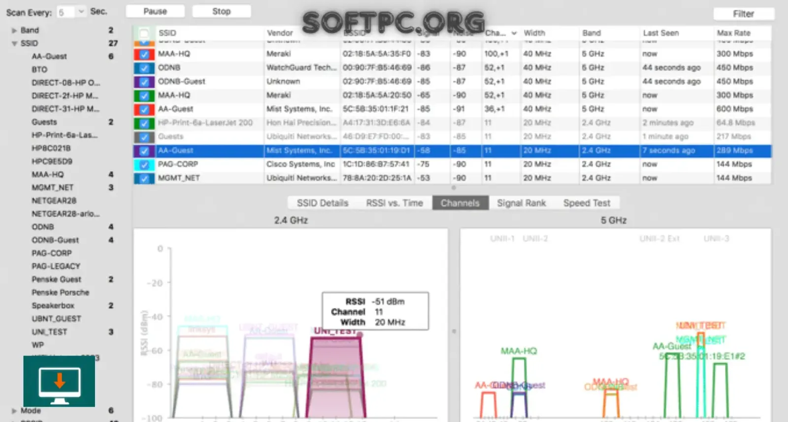 AccessAgility WiFi Scanner para Windows 10 e 11