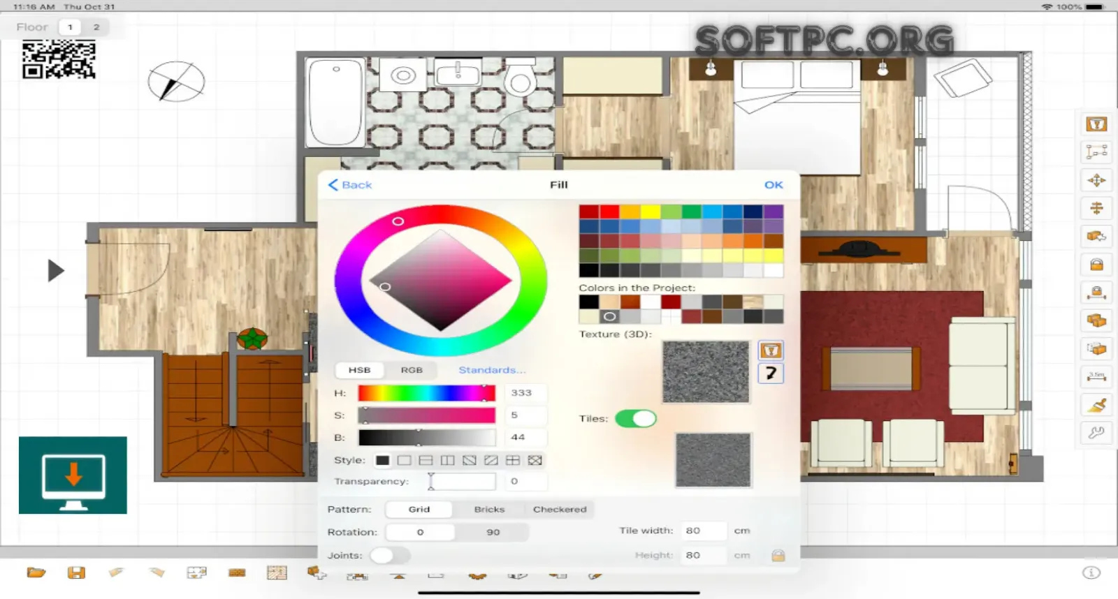 Room Arranger para criar plantas 2D e projetos 3D