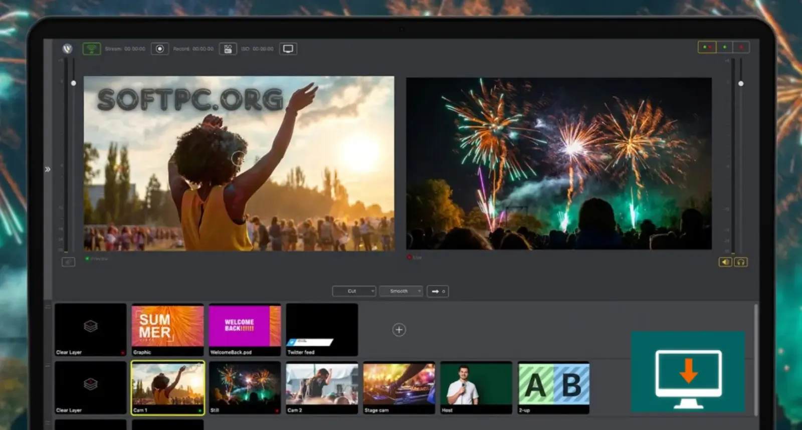 Wirecast Download para transmissão ao vivo profissional