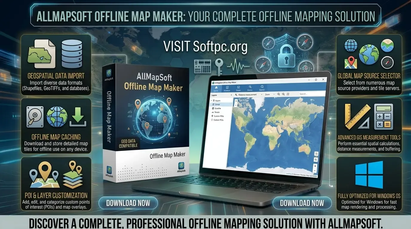 AllMapSoft Offline Map Maker Download para Windows 11