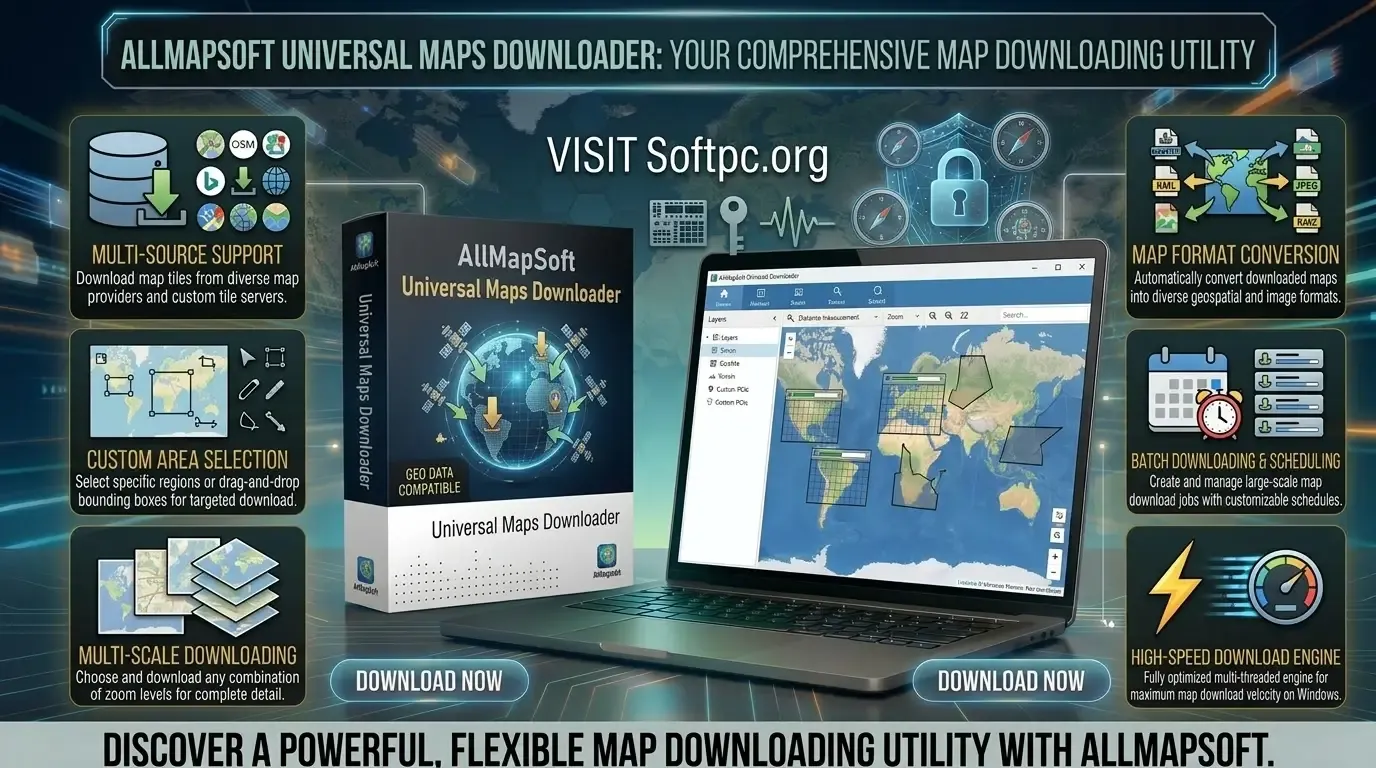 AllMapSoft Universal Maps Downloader Download para Windows 11