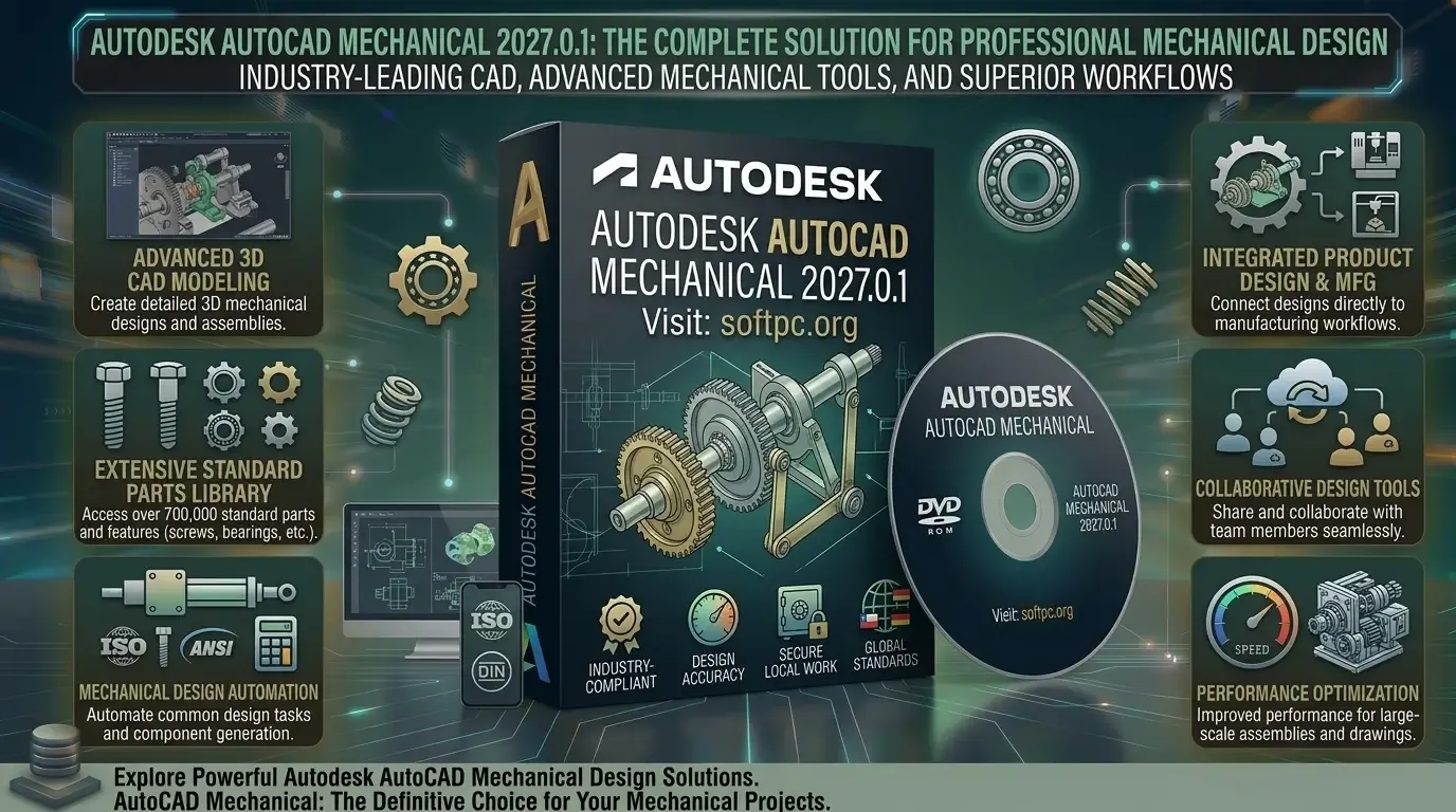 Autodesk AutoCAD Mechanical 2027.0.1 Download para Windows