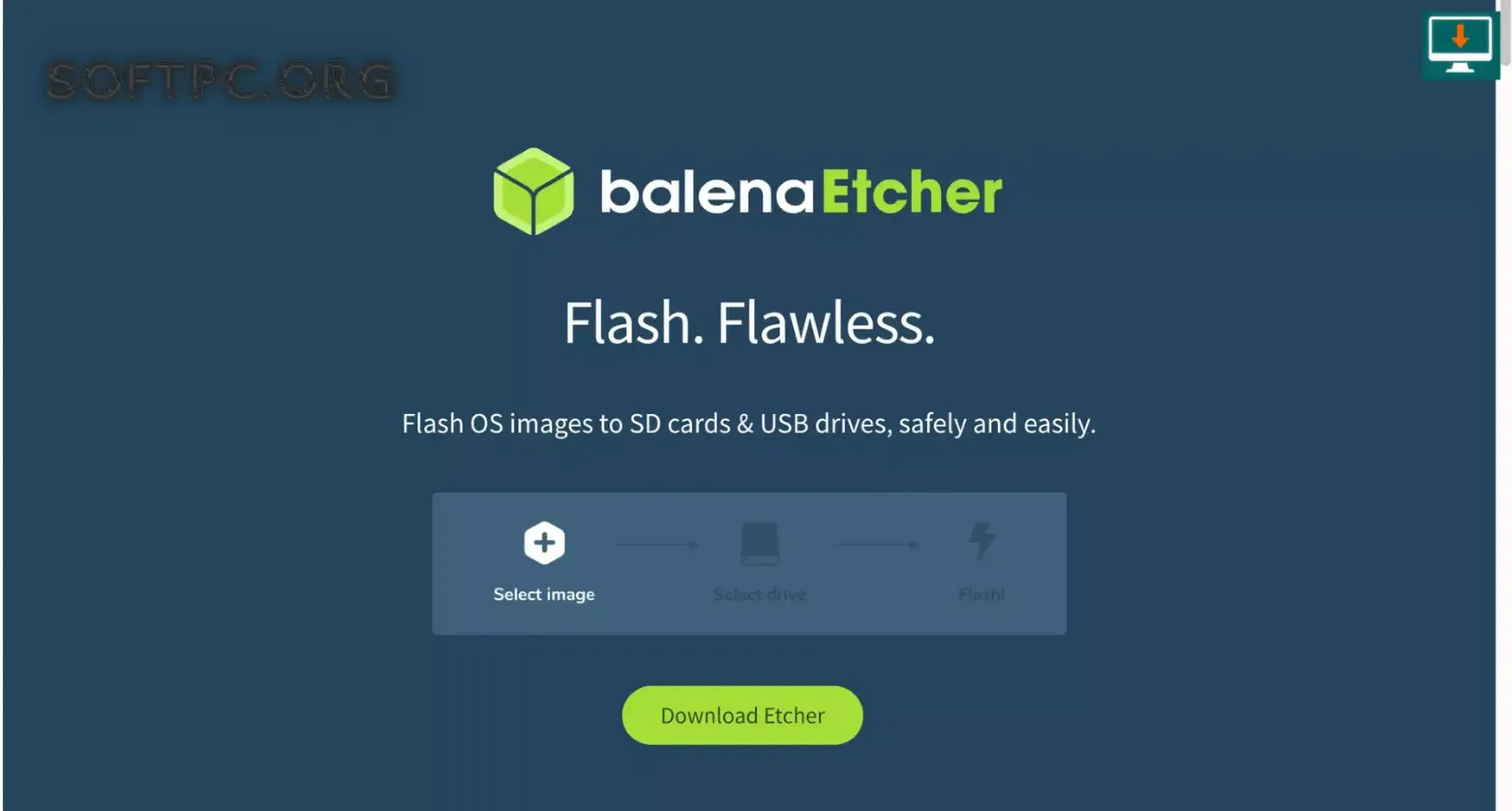 balenaEtcher para gravar ISO no pendrive
