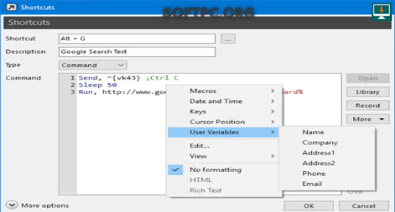 como usar FastKeys Pro para automatizar tarefas no Windows