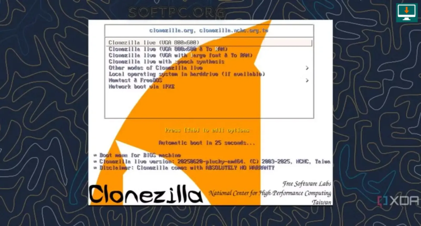 como usar o Clonezilla Live para clonar disco