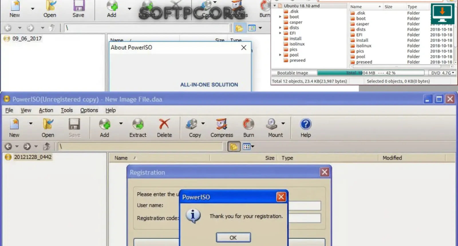 como usar o PowerISO para montar uma imagem ISO