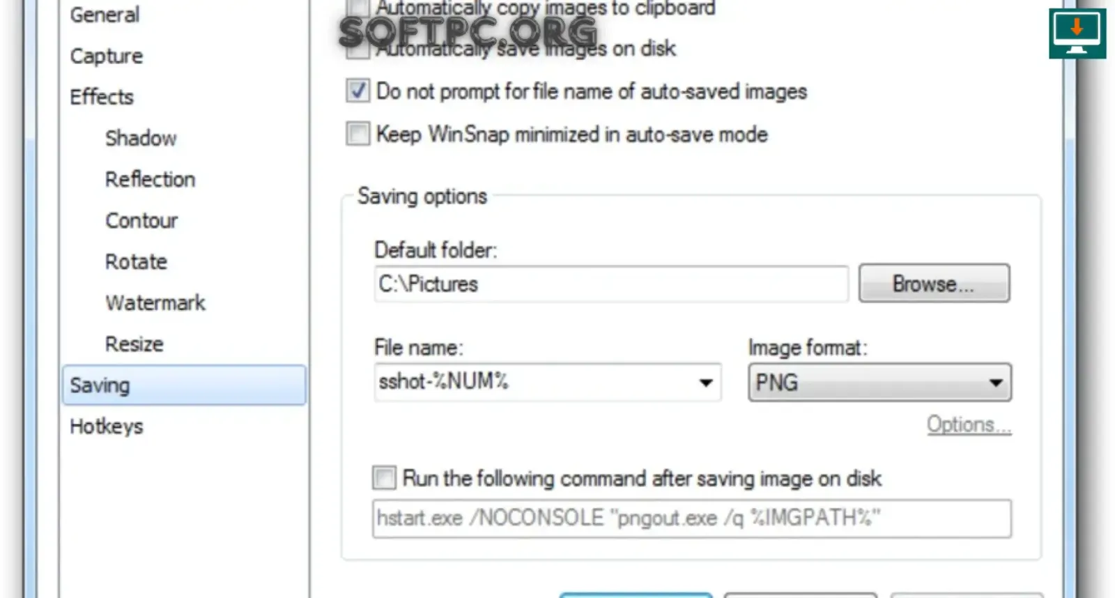 como usar o WinSnap para tirar screenshots