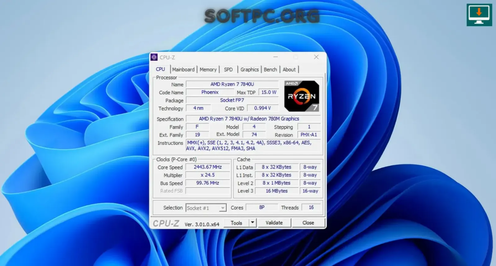 CPU-Z para identificar processador e placa-mãe
