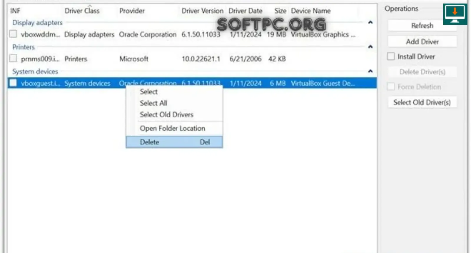 DriverStore Explorer RAPR para gerenciar pacotes de drivers do Windows