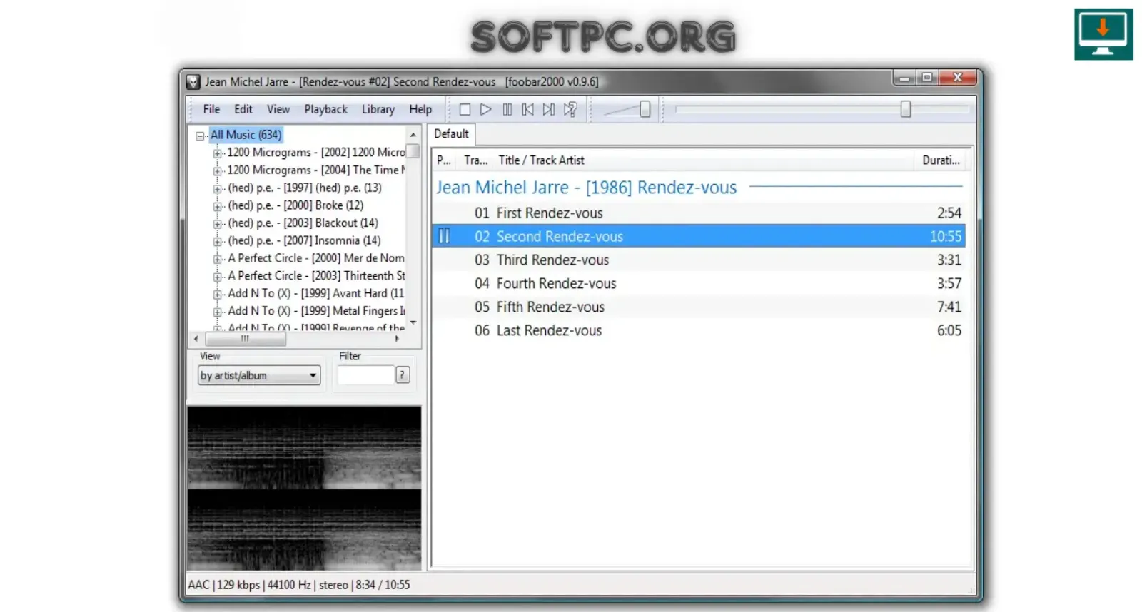 foobar2000 para reproduzir arquivos FLAC e MP3