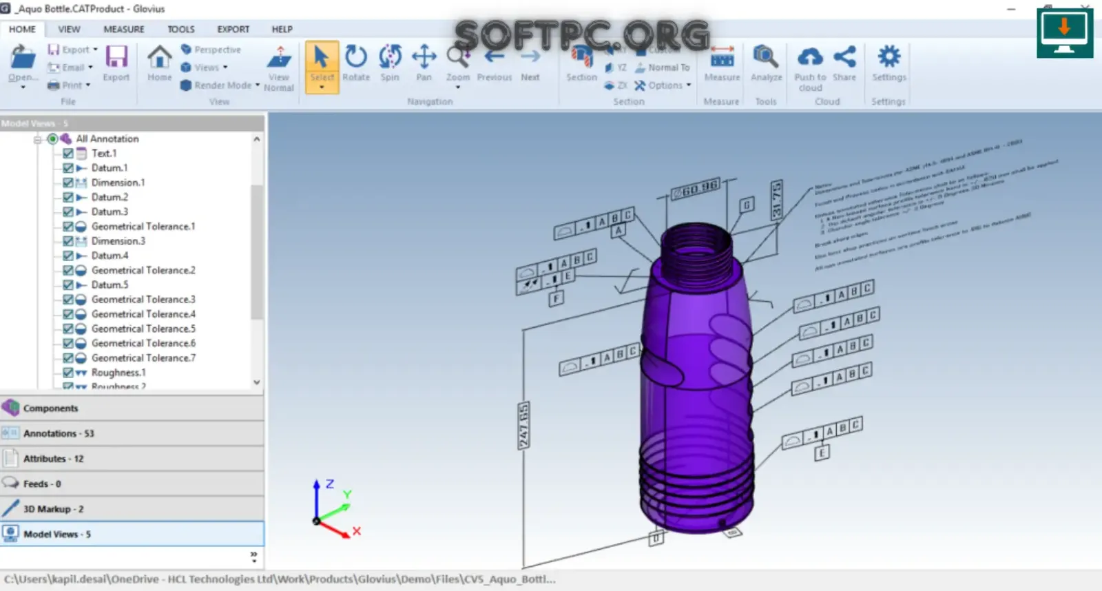 Geometric Glovius Prime para visualizar modelos CAD 3D