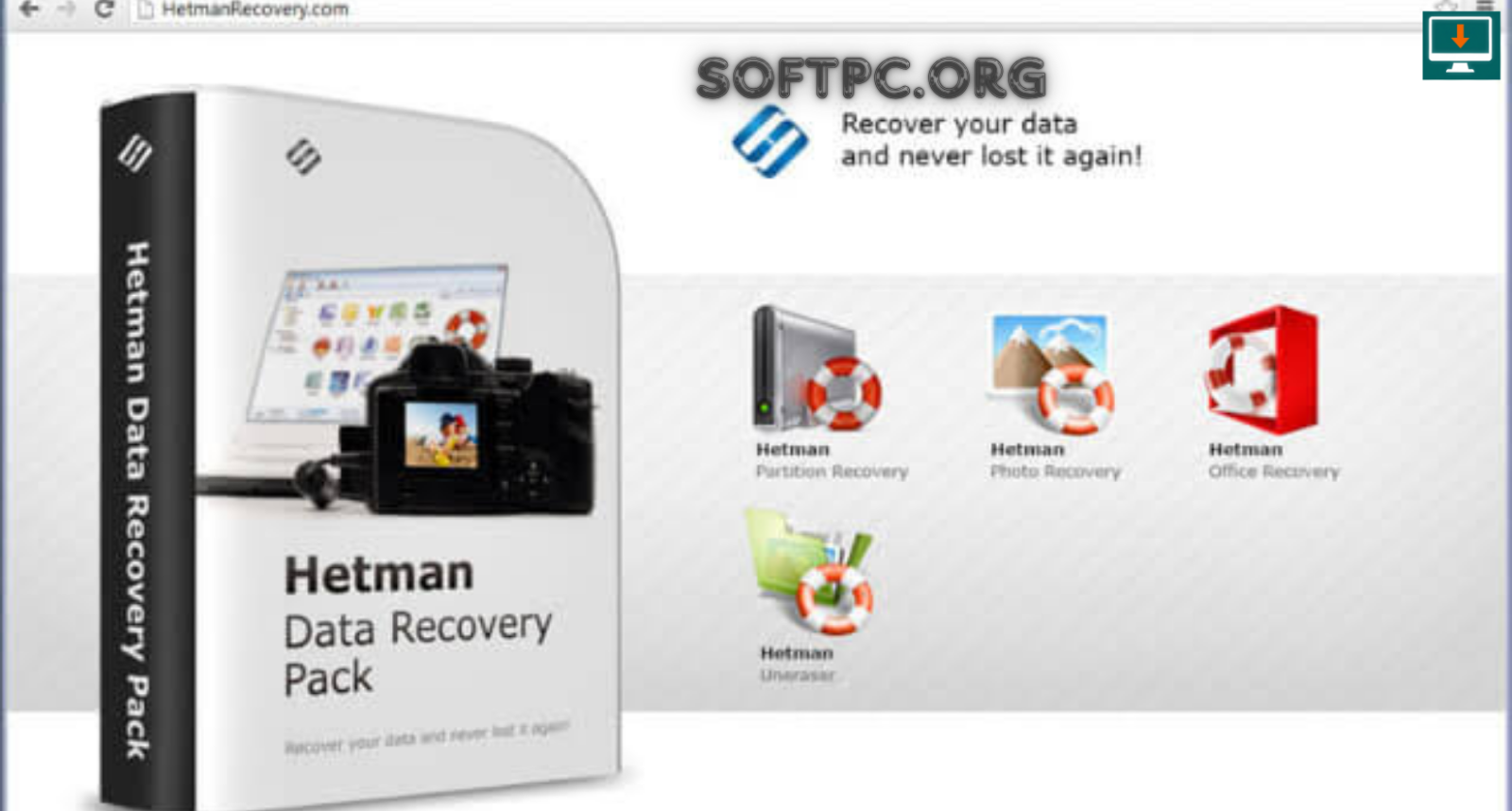 Hetman Data Recovery Pack Download grátis para Windows 10 e 11