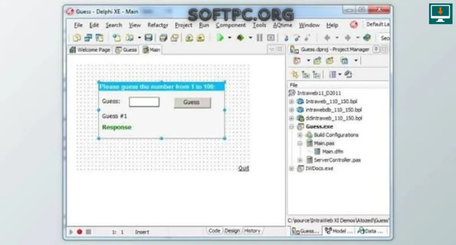 como instalar IntraWEB Ultimate no Delphi