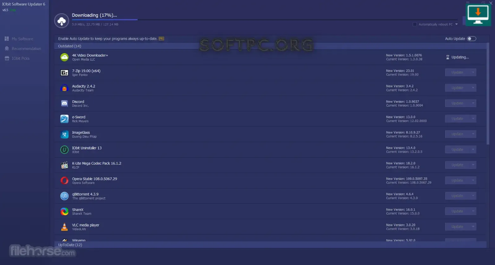 IObit Software Updater Pro para atualizar programas no Windows