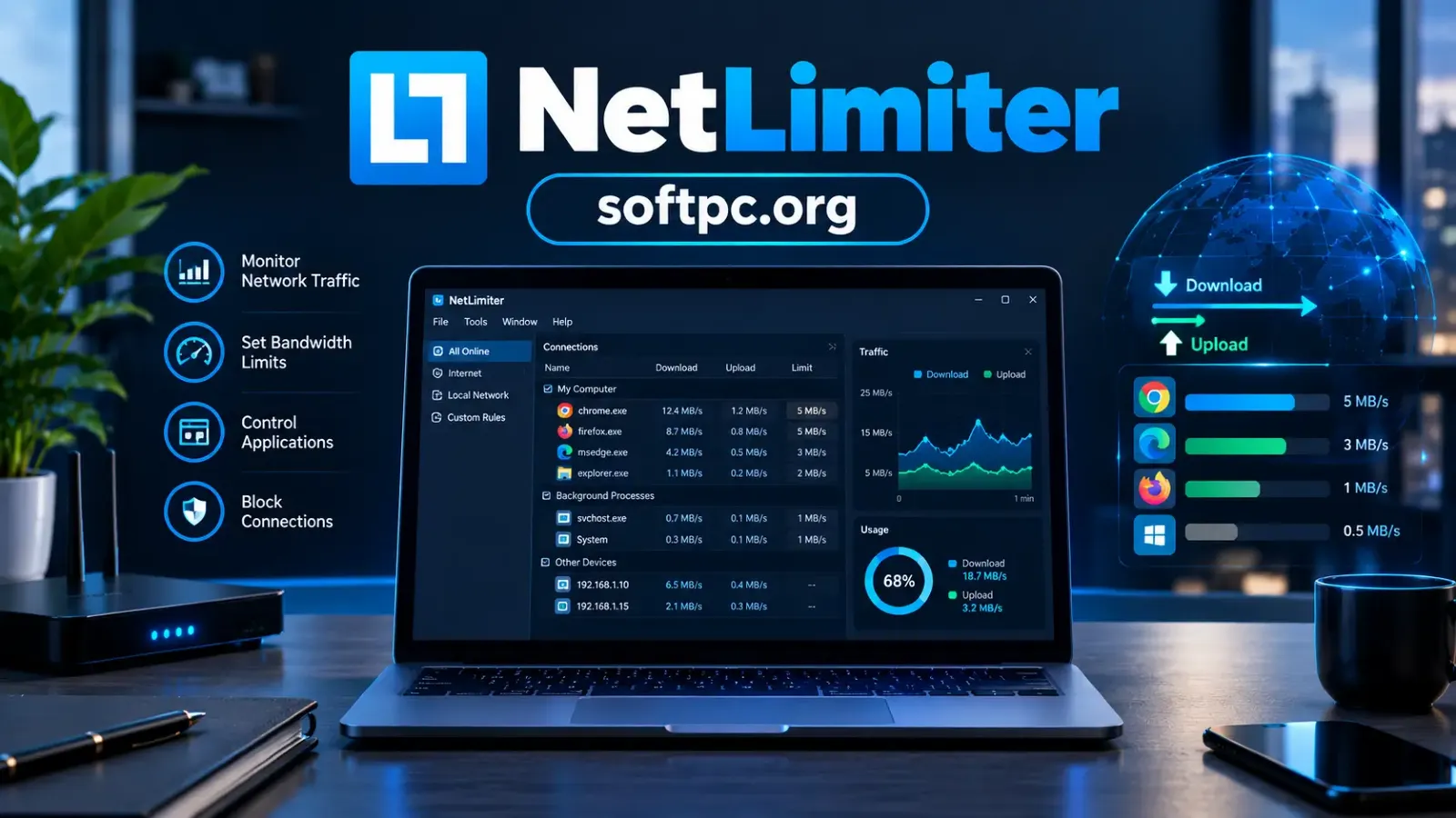NetLimiter Download grátis para Windows