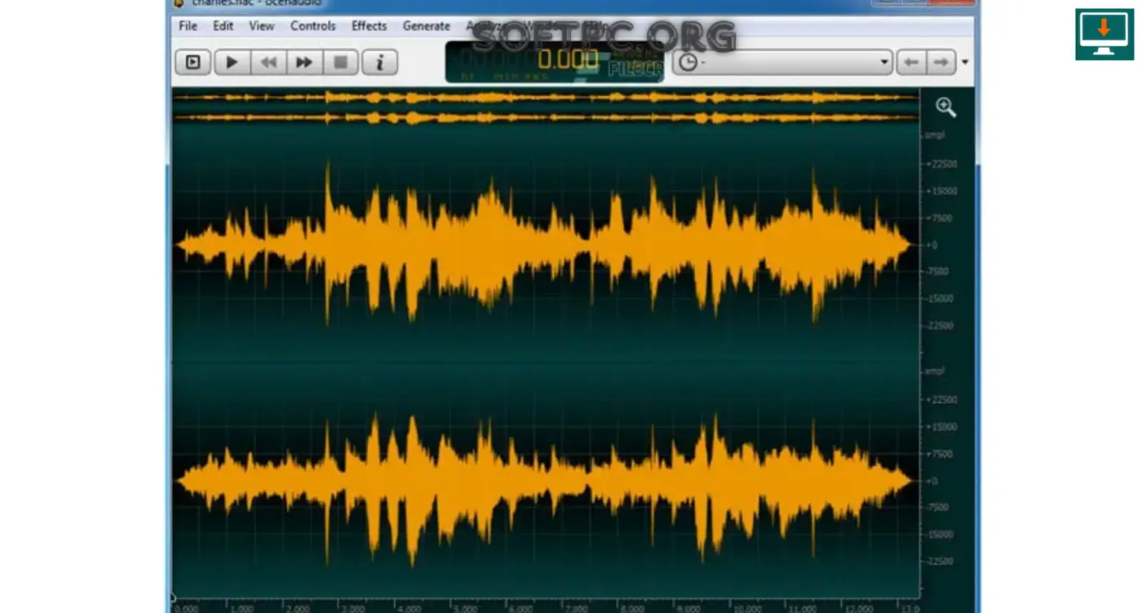 Ocenaudio para editar e gravar áudio