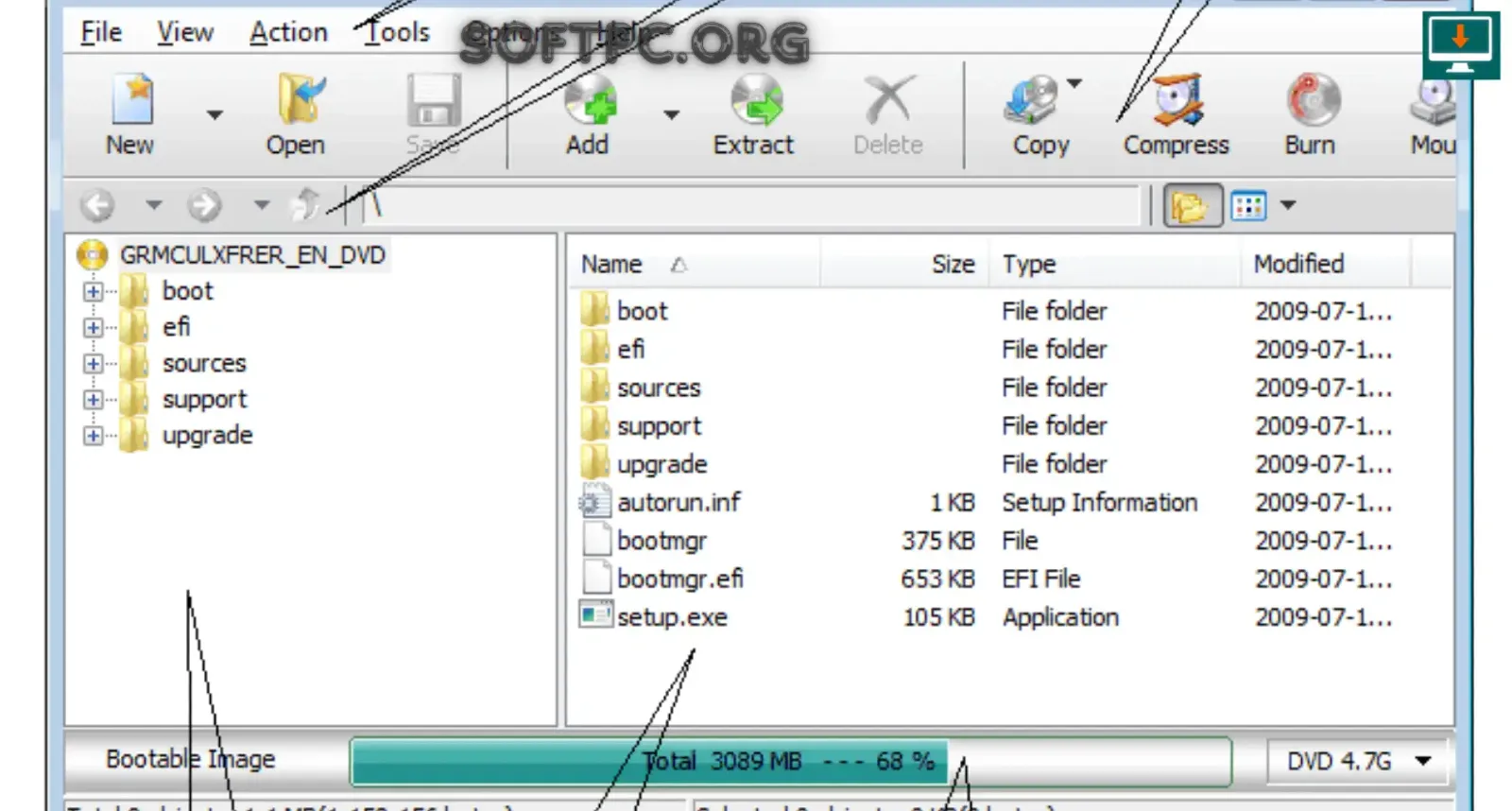 PowerISO para criar e editar arquivos ISO