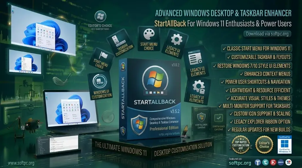 StartAllBack Download para Windows 11