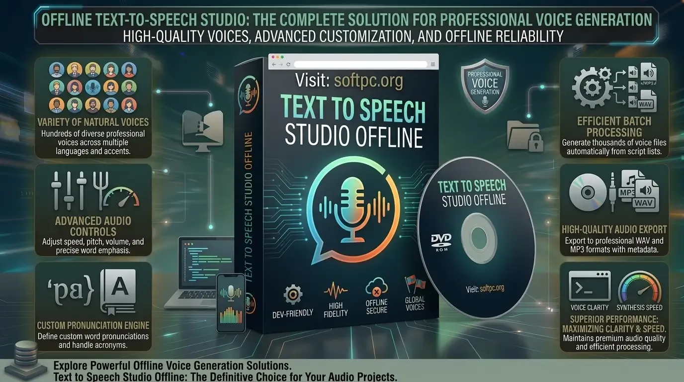 Text to Speech Studio Offline Download para Windows