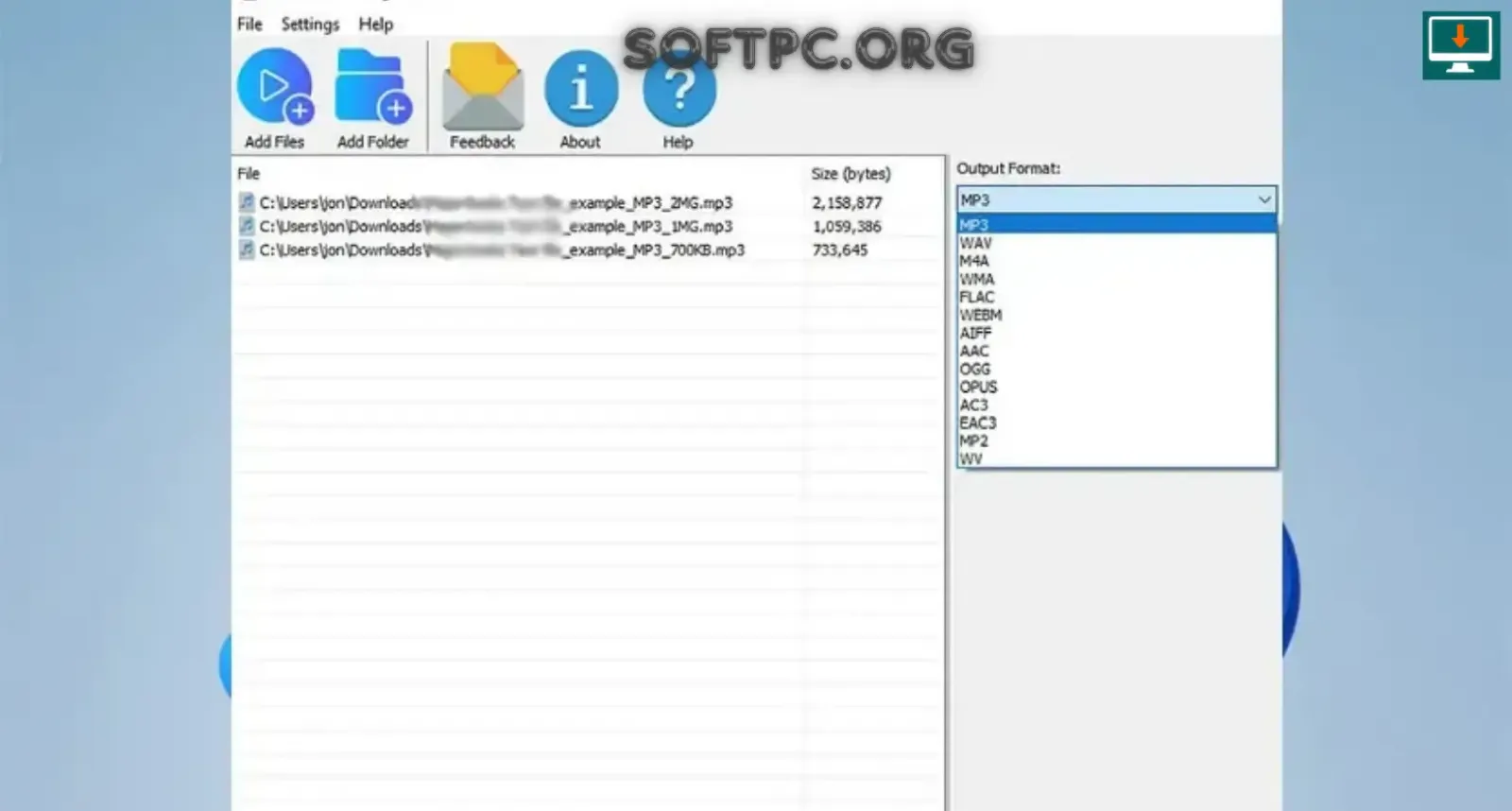 VovSoft Merge Audio Files para combinar arquivos MP3