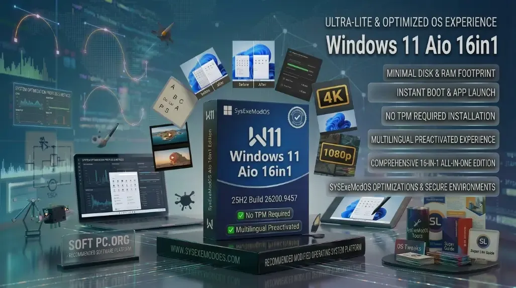 Windows 11 AIO 16in1 25H2 Download para PC