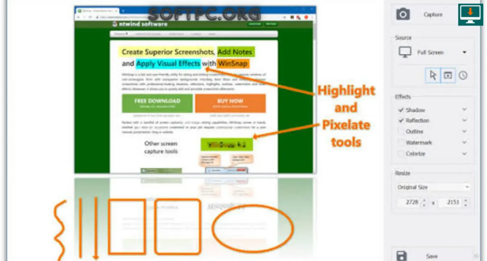 WinSnap para capturar tela no Windows
