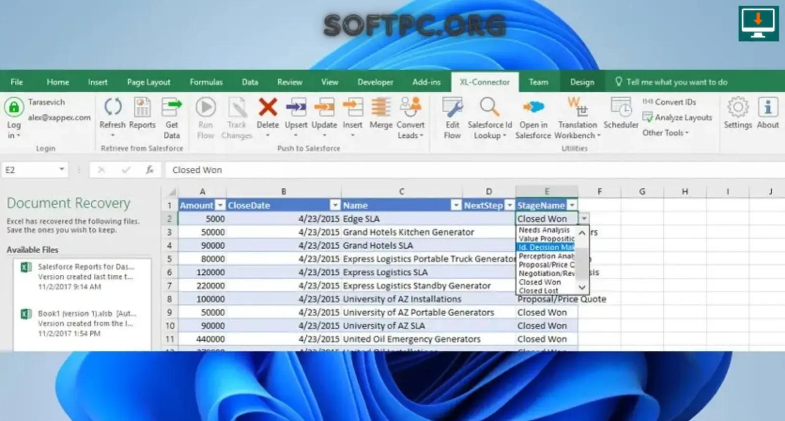 XL-Connector para integrar dados com Microsoft Excel